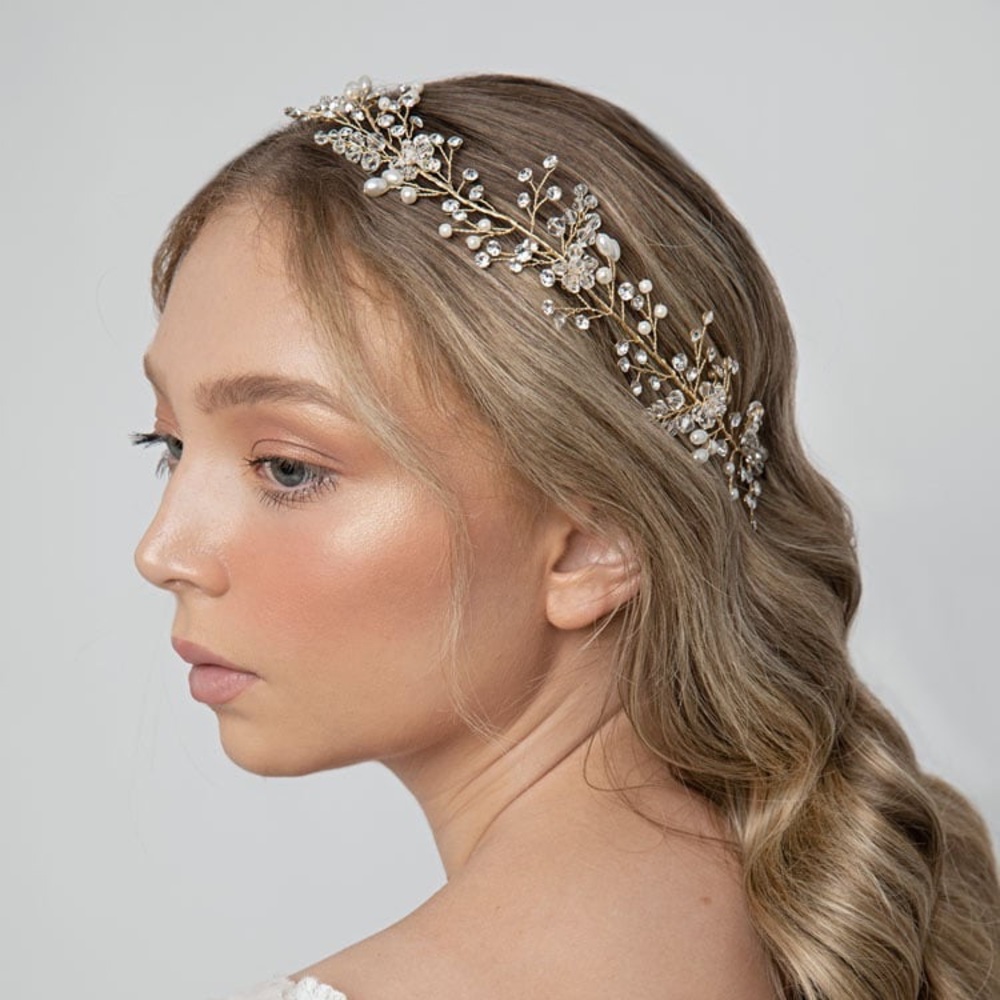 Ulyana Aster Maria hair piece silver